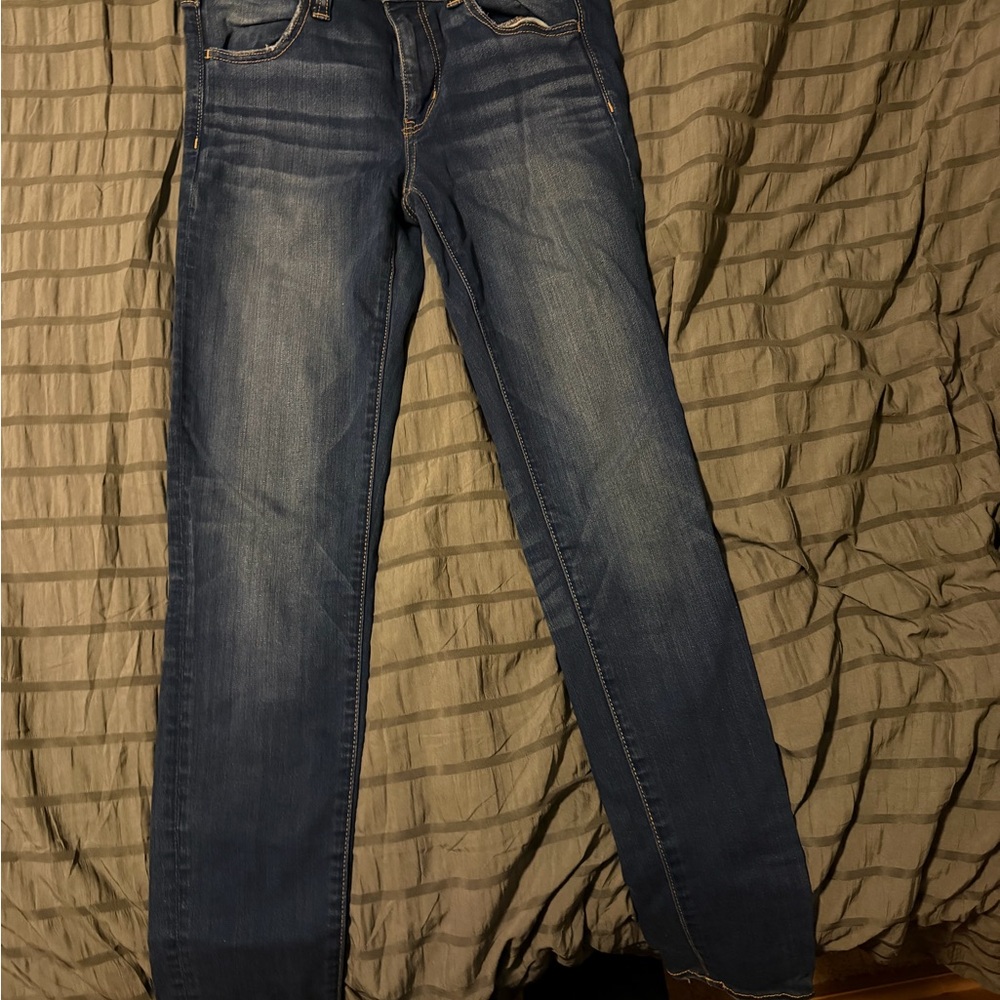 American Eagle Outfitters Women's Skinny Jeans in Faded Blue